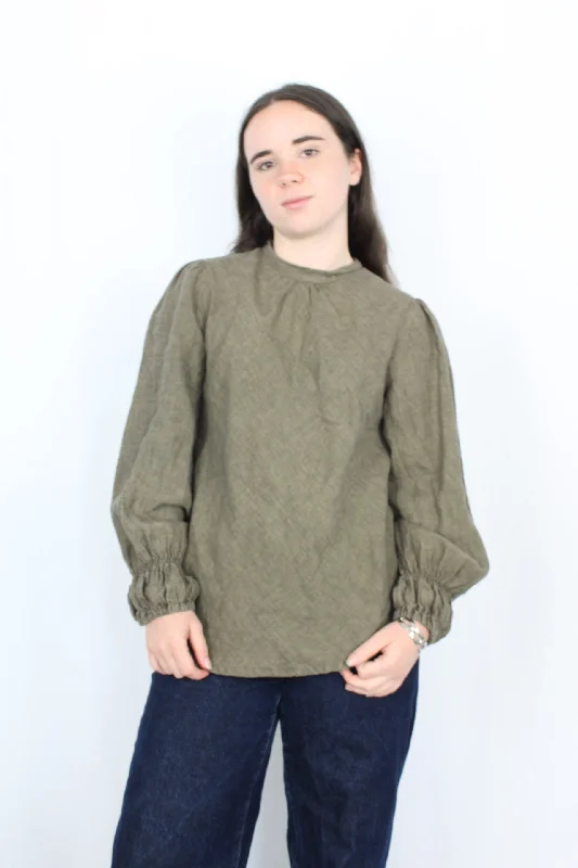 Relaxed Style Ruby - Loose Linen Top