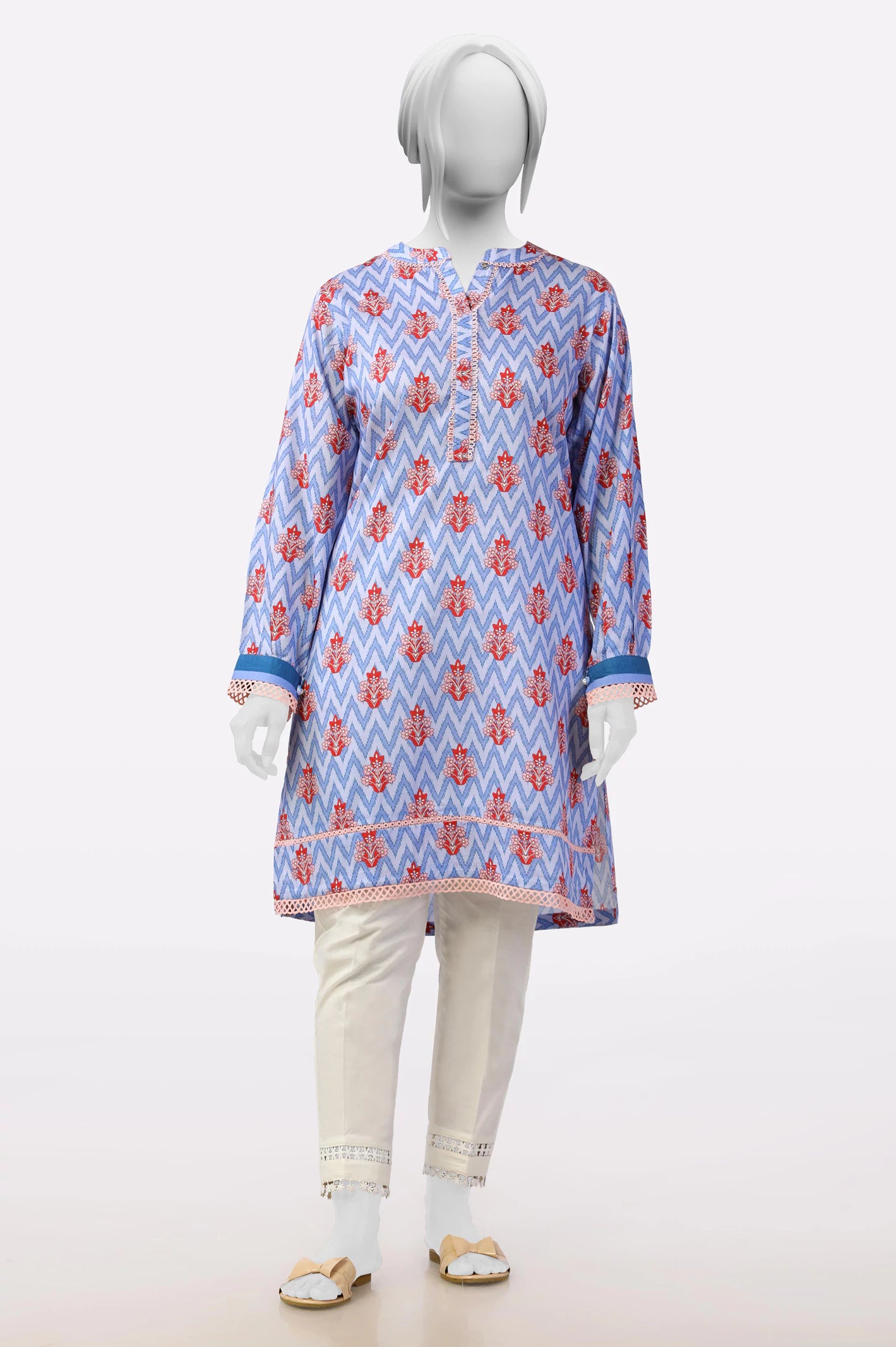 Bold Fashion Sales Purple Printed Kurti