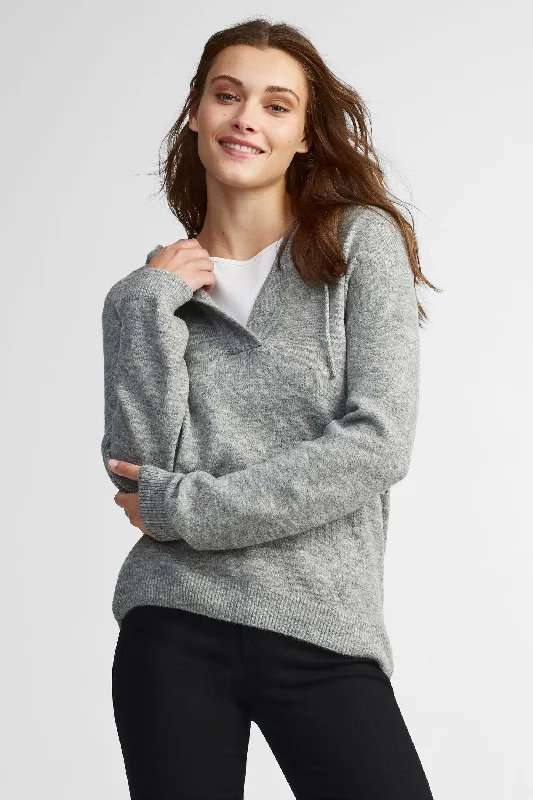 Massive Savings Chandail à capuchon en tricot - Femme
