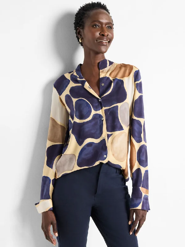 Luxury Casual Deals NIC+ZOE Playful Pebble Woven Shirt