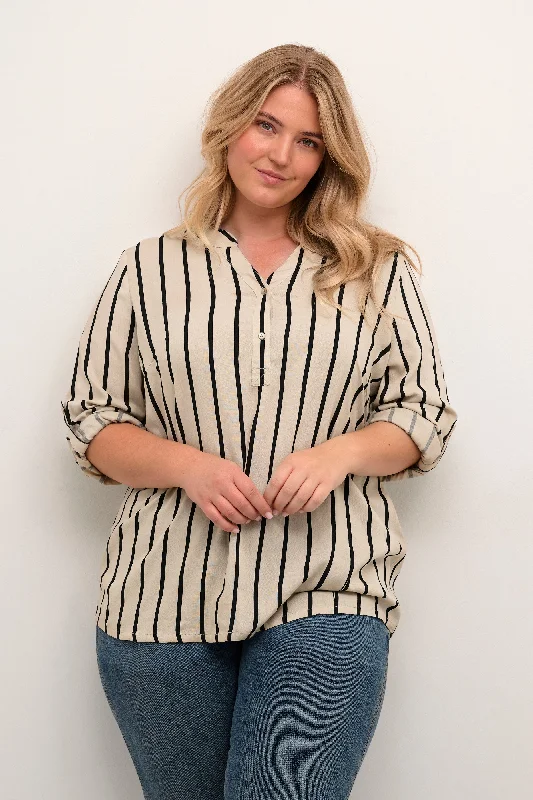 Special Offer For You Bluse mit feinem Streifenprint