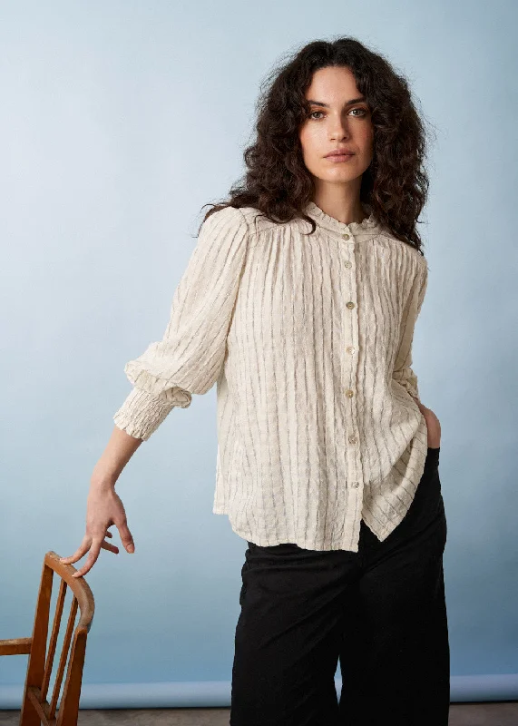 Spring Fashion AGATHA FRILL COLLAR SHIRT