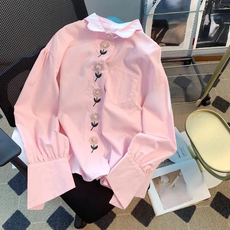 Sporty Fashion Offers Rose Summer Oversized Shirt in Pink