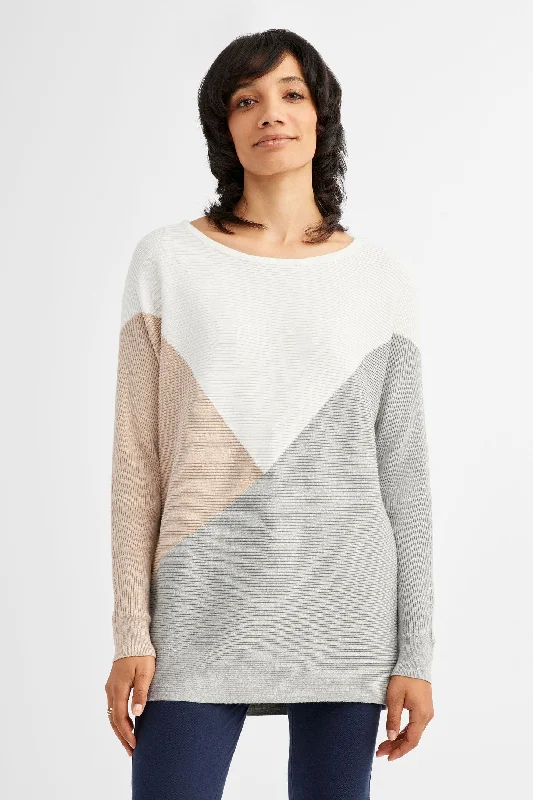 Retro Style Promotions Chandail tricot col bateau - Femme