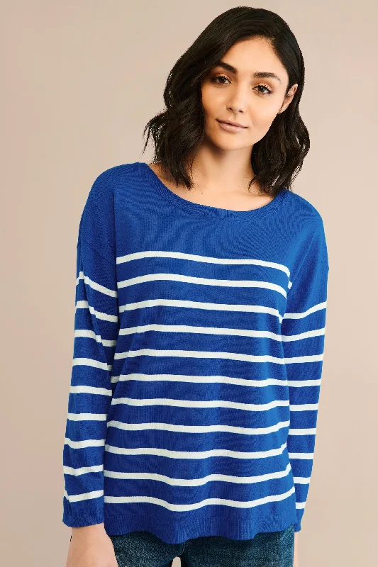 Trendy Styles Chandail tricot col bateau - Femme