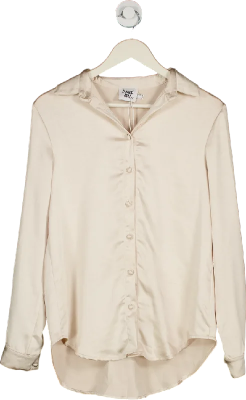 Popular Collection Princess Polly Champagne Vintage Vibes Shirt UK 6