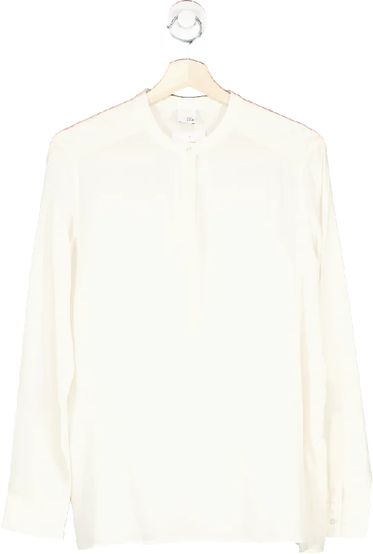 Fashion Sale Iris & Ink Off-White Silk Shirt UK 12
