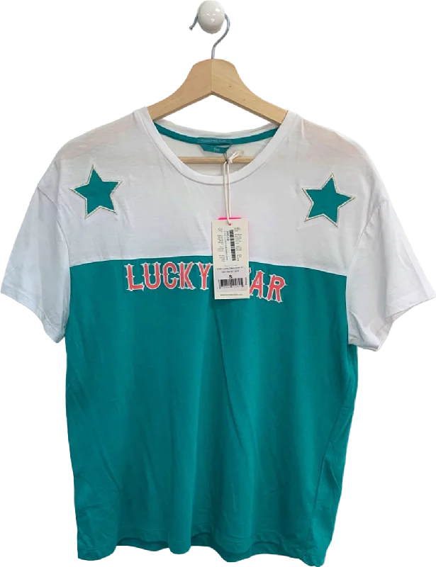 Hot Sale Colourful Rebel Blue/White Lucky Stars Loose Fit Shirt S