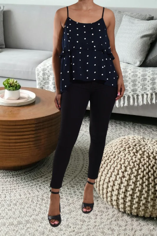 Smart Casual Deals Strappy Polka Dot Top