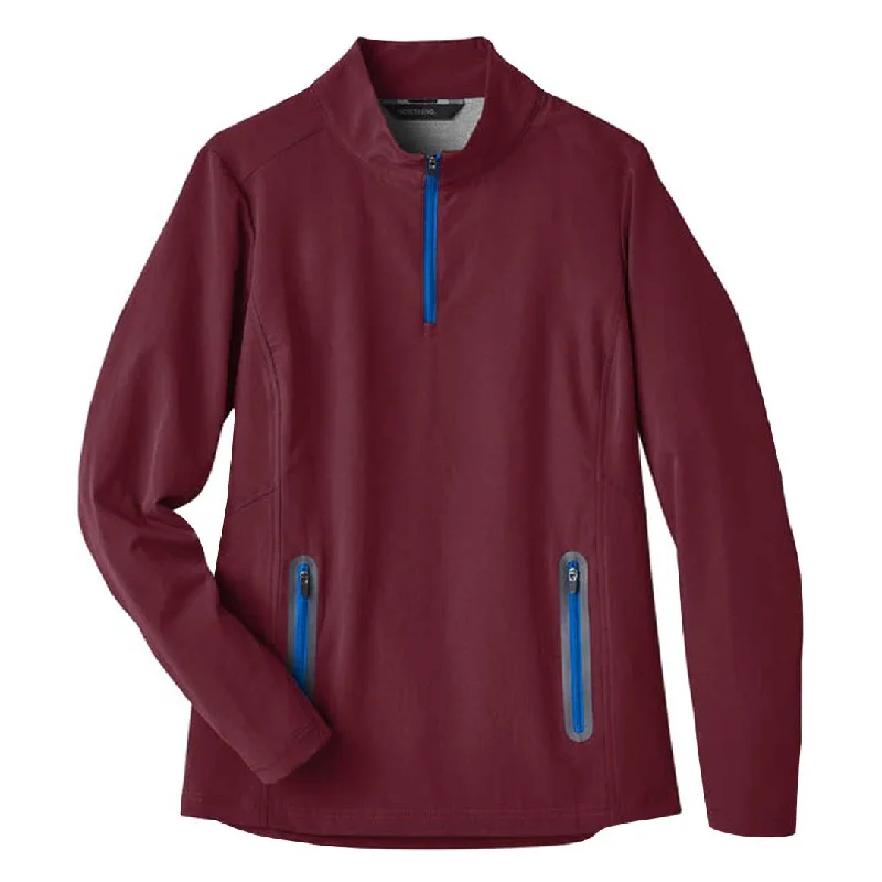 Sporty Fashion Offers North End - Women's Quest Stretch 1/4 Zip (NE401W MD)