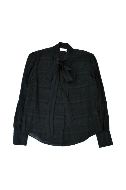 Fashion Sale Federation - Tie Neck Shirt