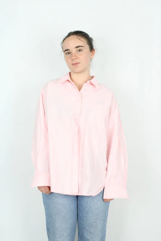 Style Upgrade Ruby - Pink Cotton Shirt