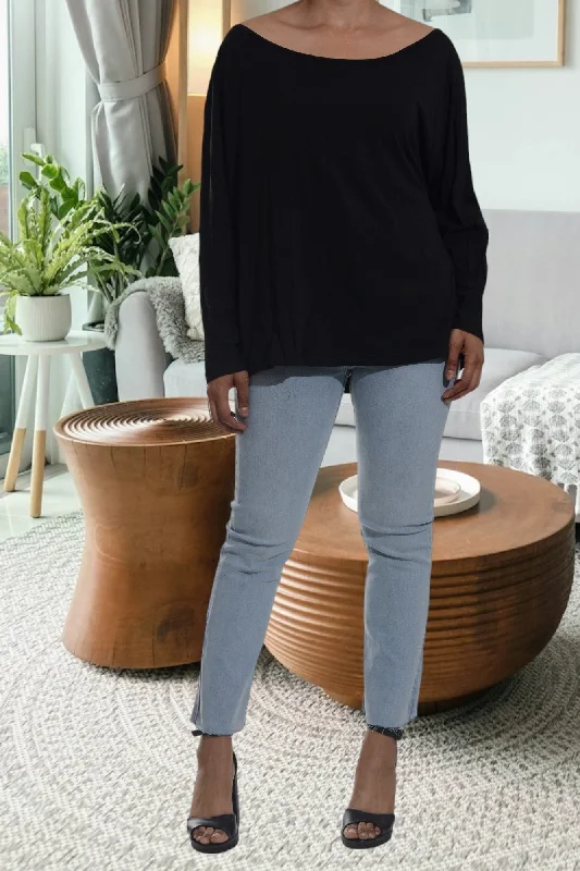 Crazy Price Slashing Black Stretch Top
