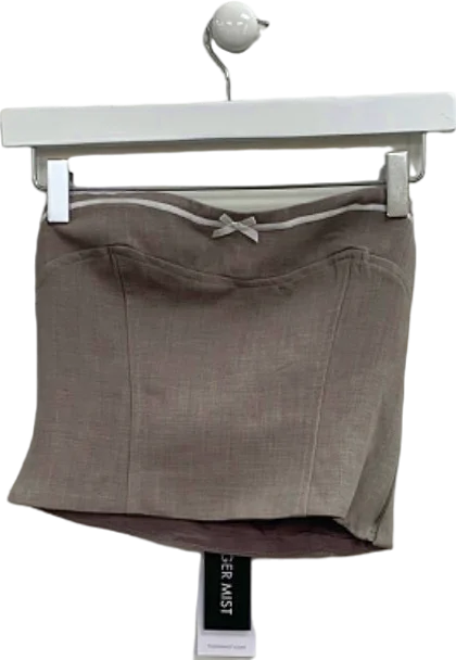 Seasonal Fashion Tiger Mist Light Grey Lenina Top XS