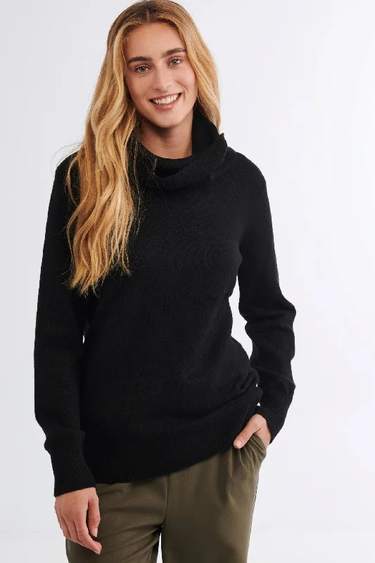 Urban Elegance Deals Chandail tricot col roulé - Femme