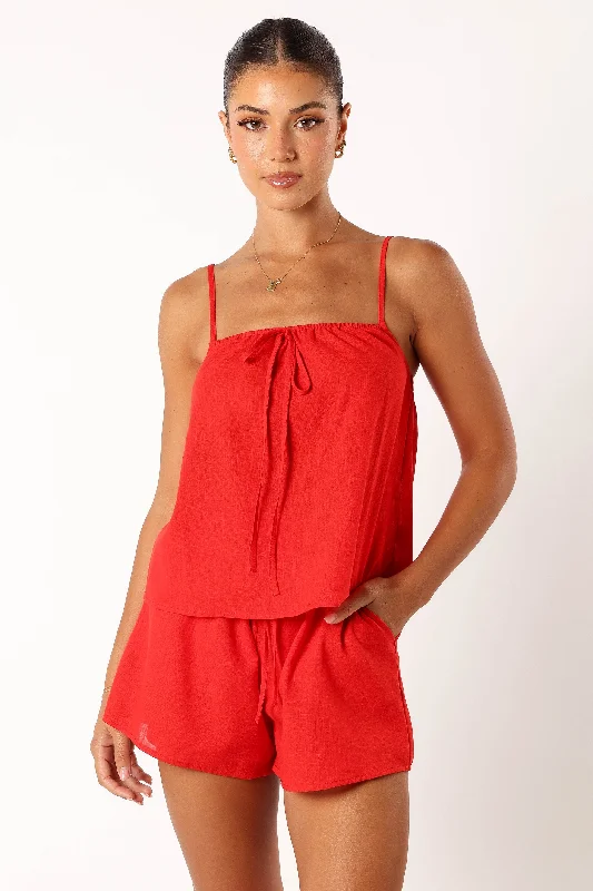 Discover Now Robinson Short Set - Red