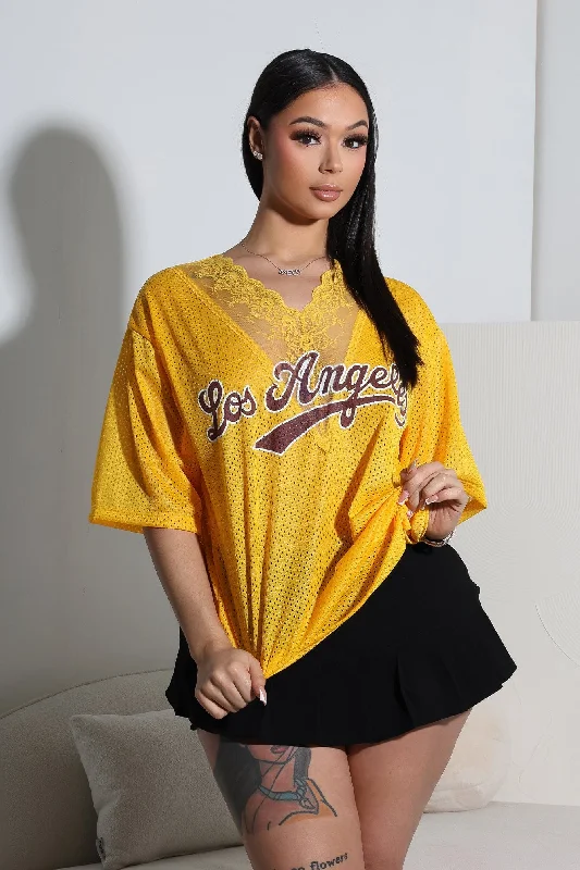 Classic Chic Deals Doxy Los Angeles Lace Jersey Top