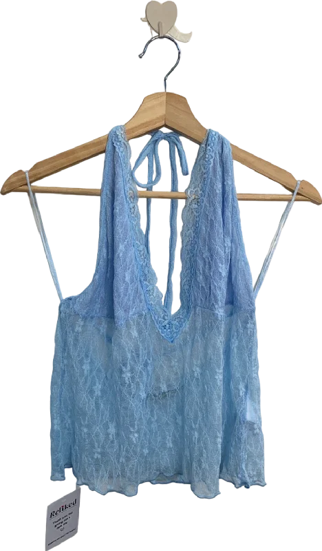 Shop Sale Items Urban Outfitters Blue Lace Bralette XL