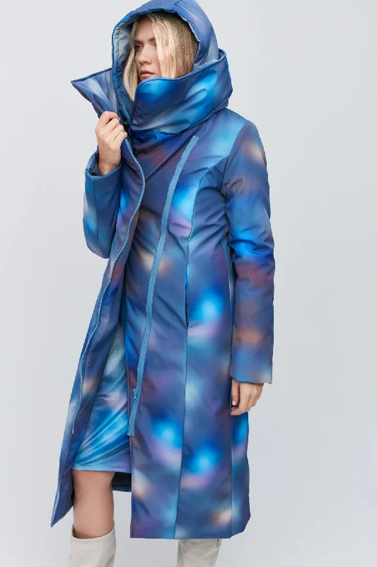 Fall Sale, Prices Drop Płaszcz Blue Snow Leo & Worek Gratis!