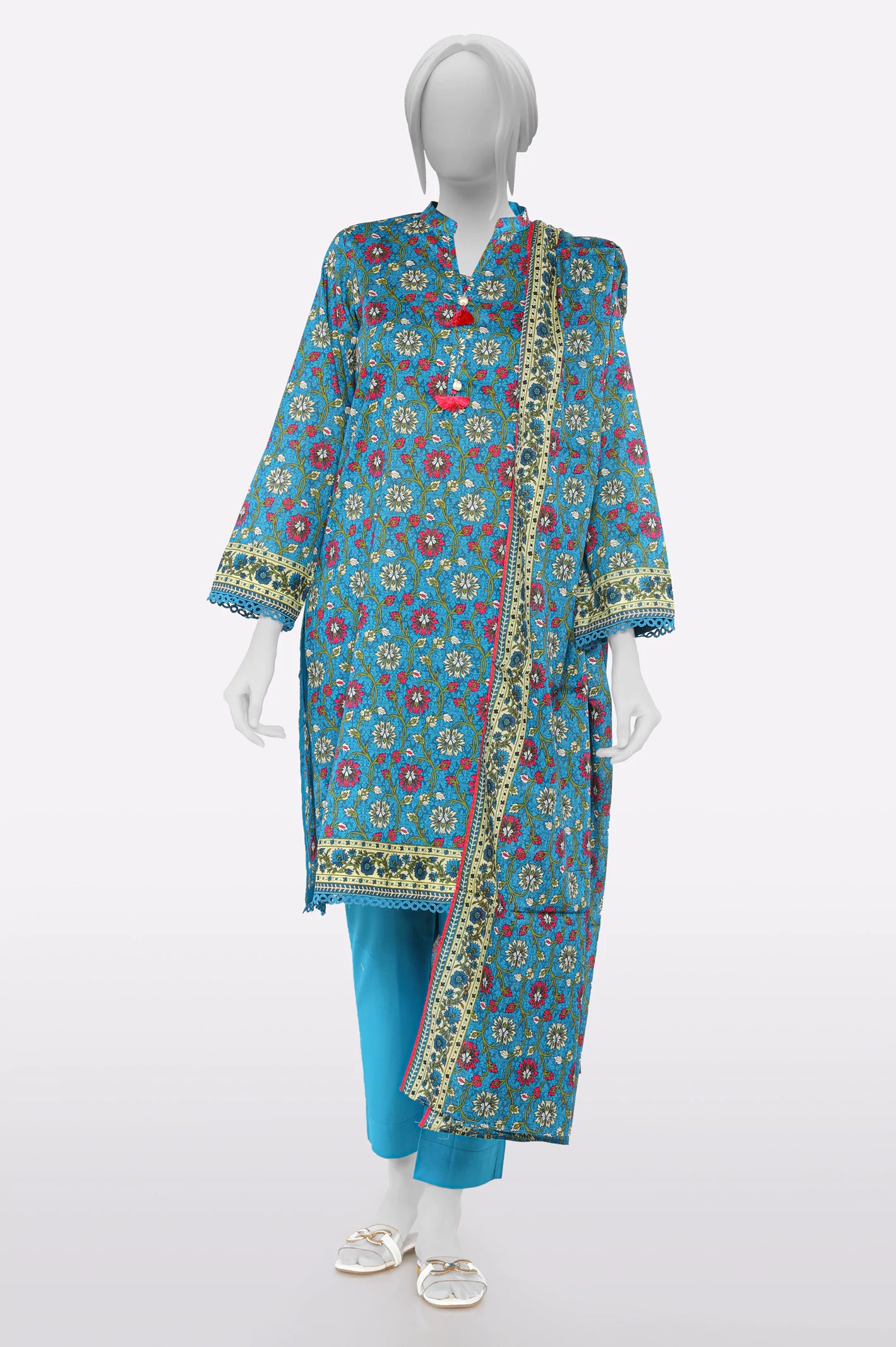 Hot Picks Green Printed 3PC