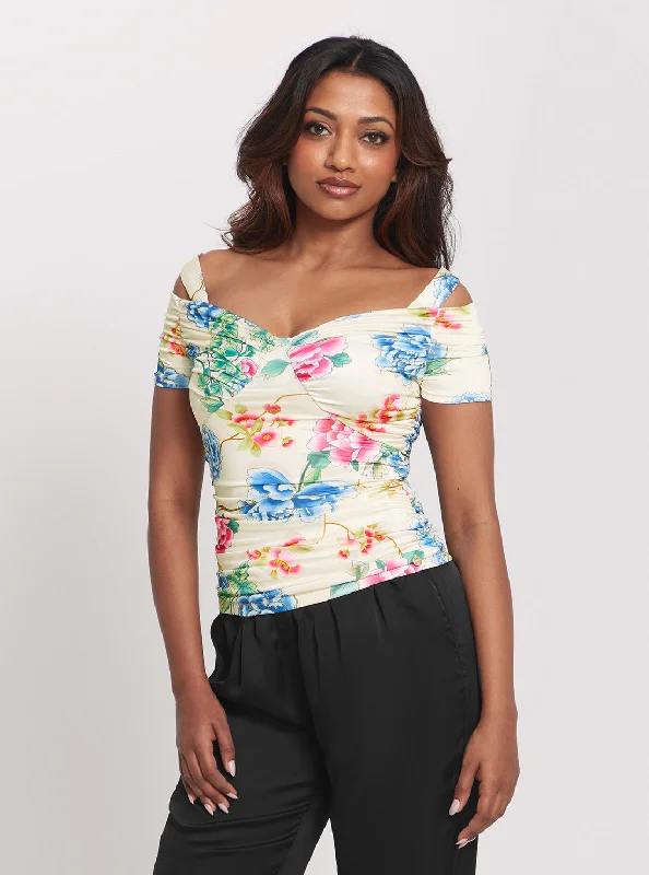 Seasonal Picks Eco Floral Print Emily Top