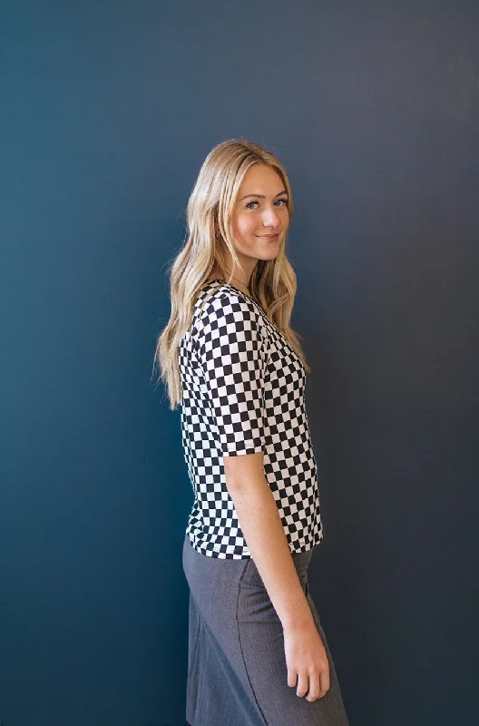 Black White Check