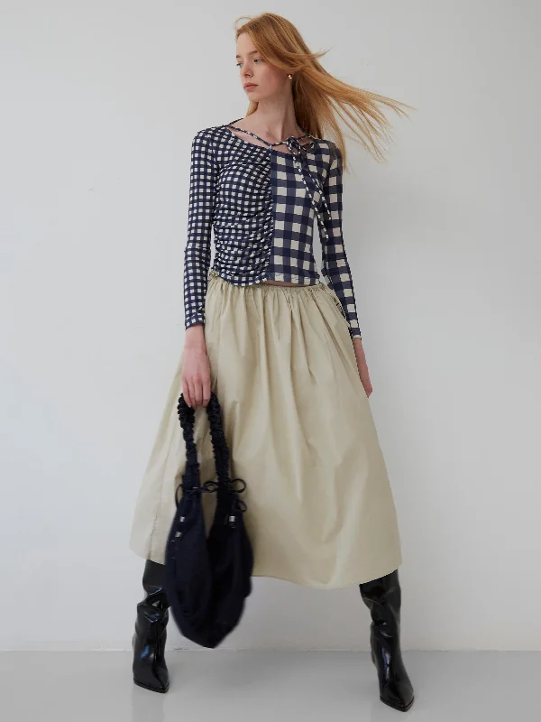 Season Sale Rooftop Vichy Squared Top