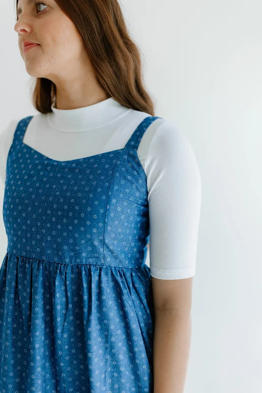 Essentials On Sale Mock Elbow Sleeve Halftee
