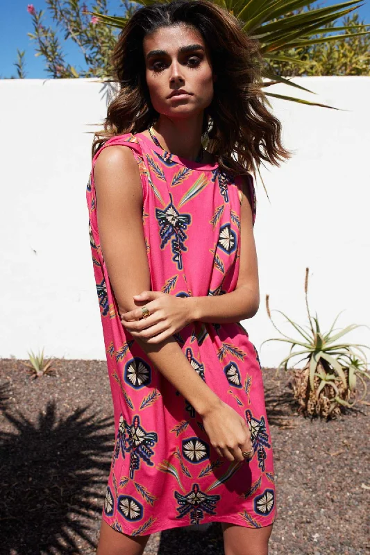 Trendy Pulse Sukienka Totem Pink