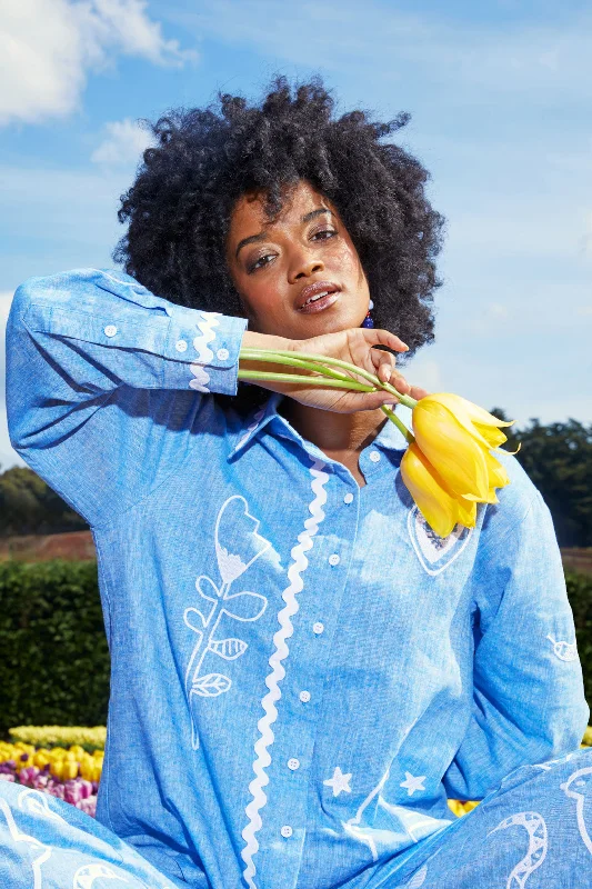 Exclusive Deals Online Lovebirds Embroidered Shirt