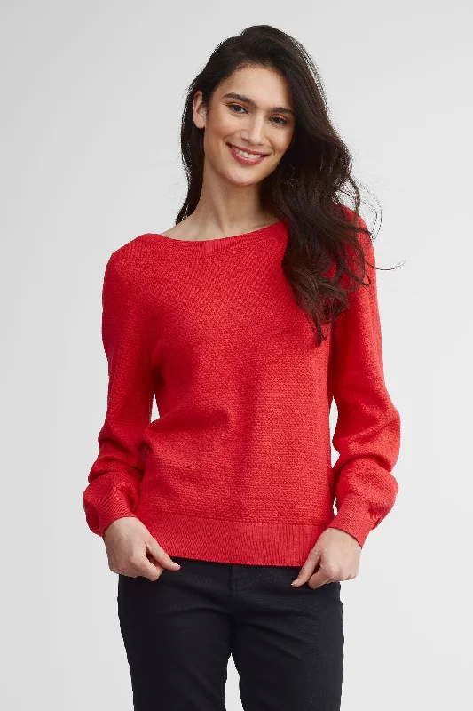 Best Sellers Chandail col bateau tricot - Femme