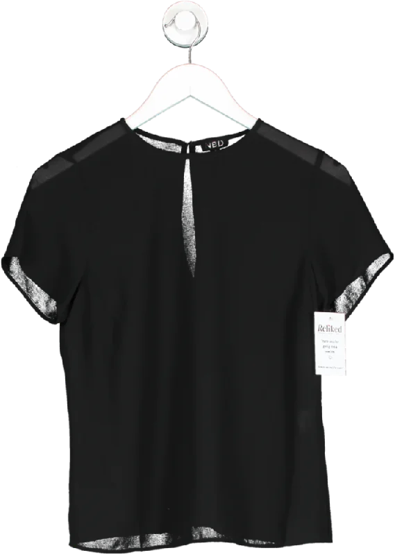 Glamorous Fashion Offers NBD Black Drew Top UK S