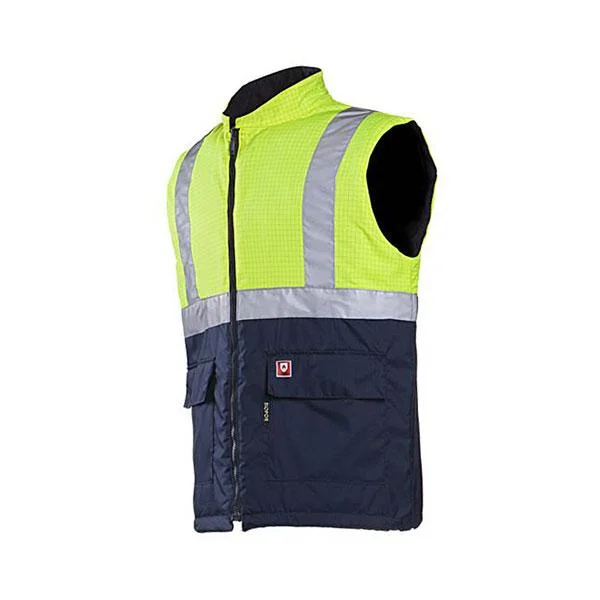 Discover Promotions Bravone FR/AS Hi-Viz Bodywarmer