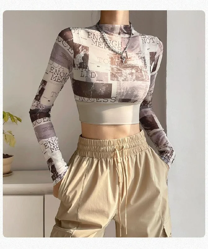 Trend Leading Collection Moonlight Seamless Top with Inbuilt Bra