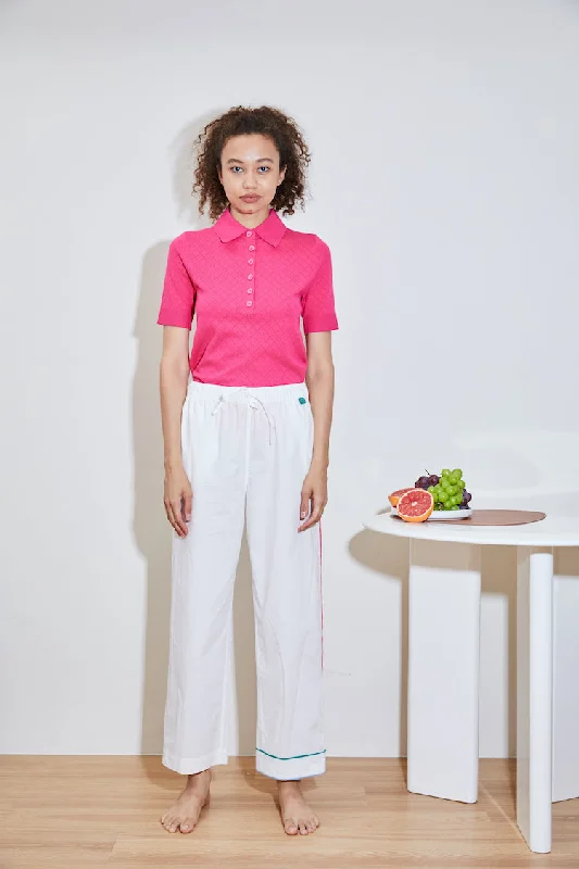 Luxe Style Discounts BURNET hydraKNIT ECOVERO POLO rose