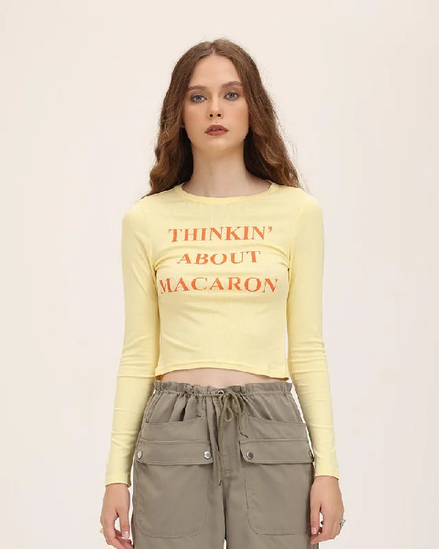 Stylish Statements Think About Macaron Cheese Top