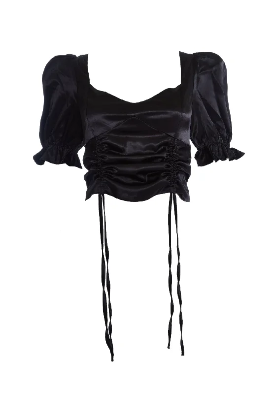 Shop The Hottest Deals LADIES TOP AN3892-BLACK