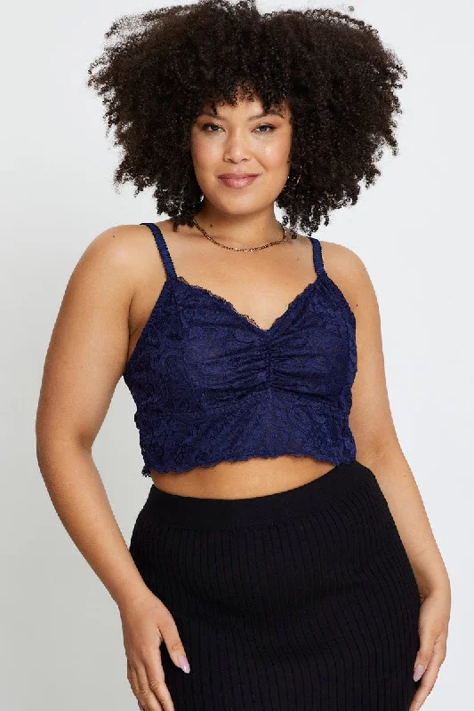 Limited Time Deal Blue Lace Bralette
