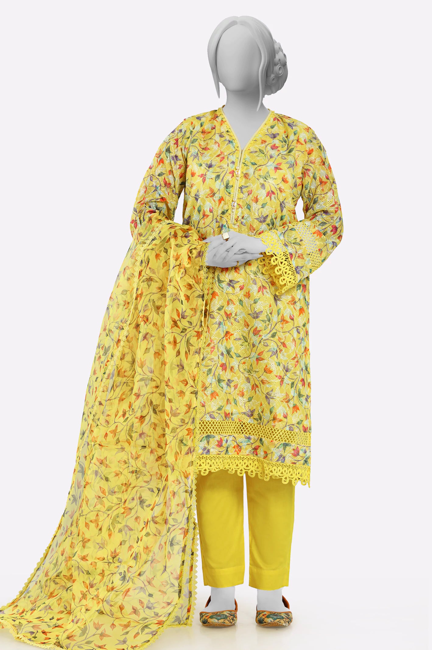 Limited Time Offers Yellow Printed 3PC