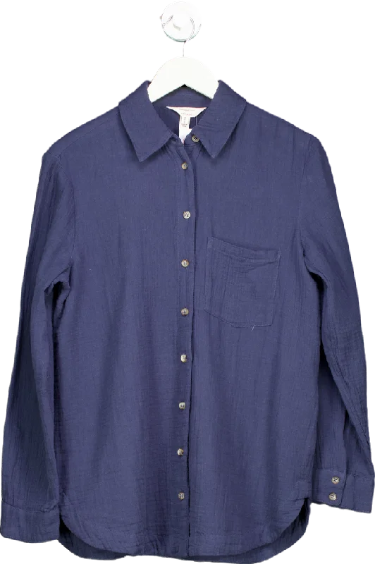 Contemporary Chic Promotions River Island Navy Relaxed Shirt UK 6