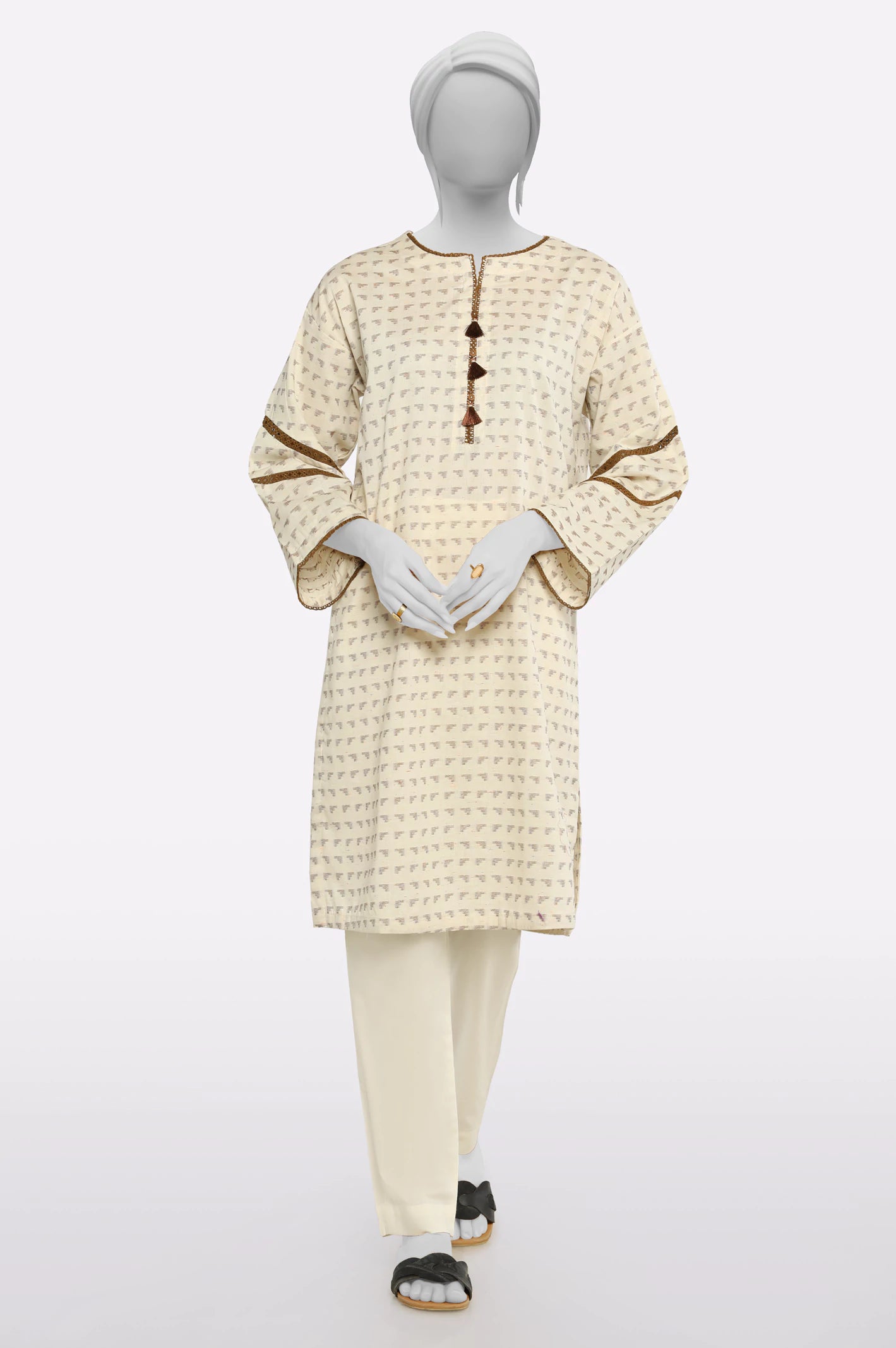Flash Sale, Don't Miss Ivory Stylised Kurti
