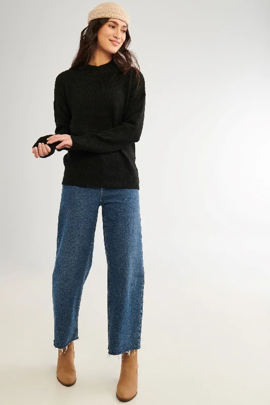 New Arrivals Chandail manches longues, tricot brossé - Femme
