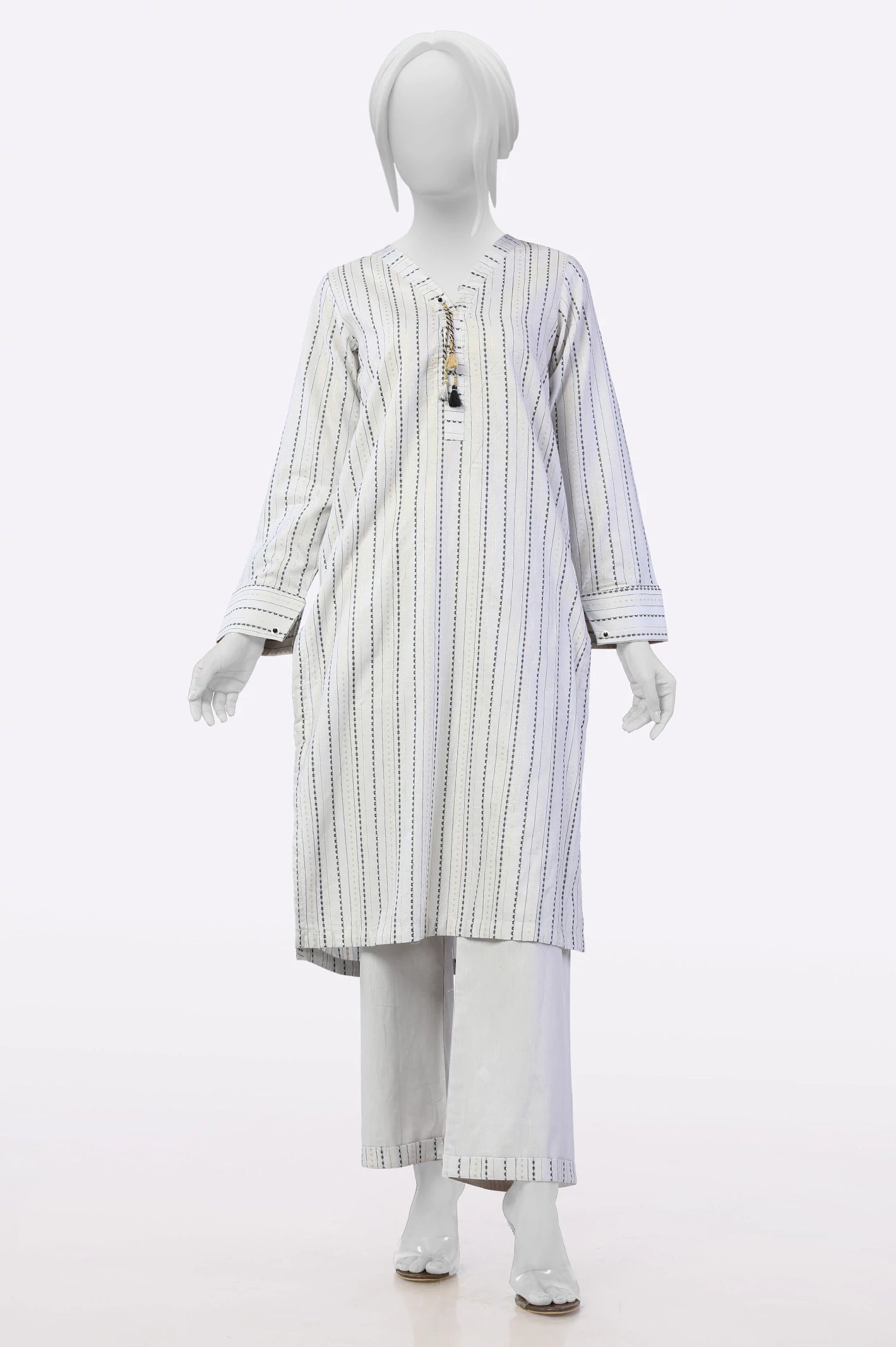 Discount Extravaganza Light Grey Stylised 2PC