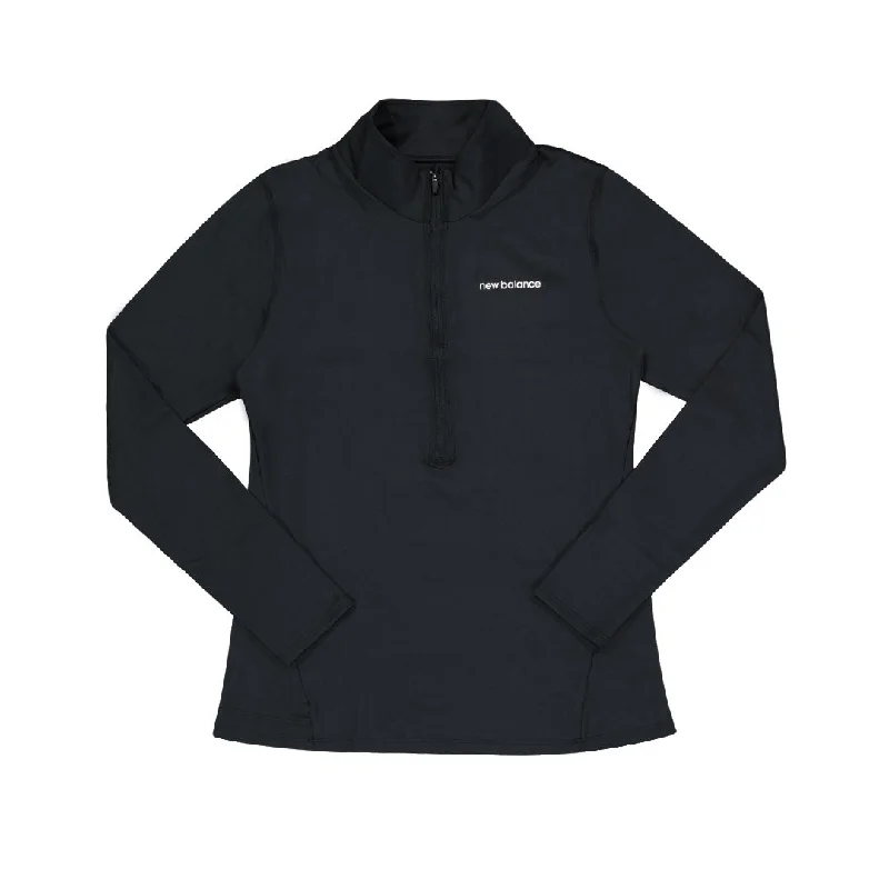 Find Your Unique Flair New Balance - Women's Achiever Shape Shield 1/2 Zip Top (WT33117 BK)