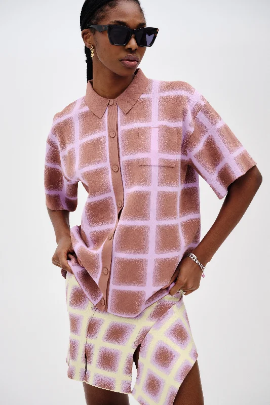 Style Breakthroughs CAMELLIA OVERSIZED PLAID SHIRT