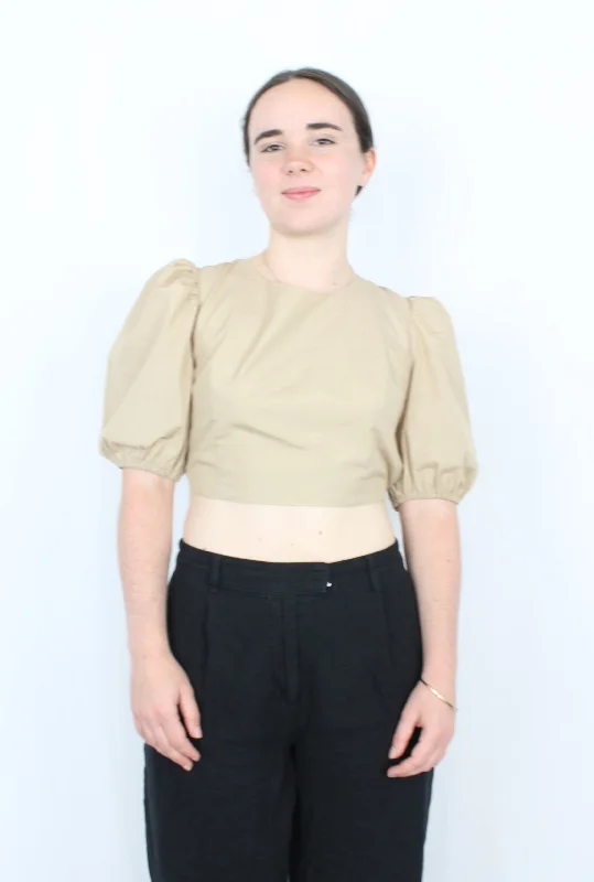 Fashion Deal Hansen & Gretel - Backless Puff Top