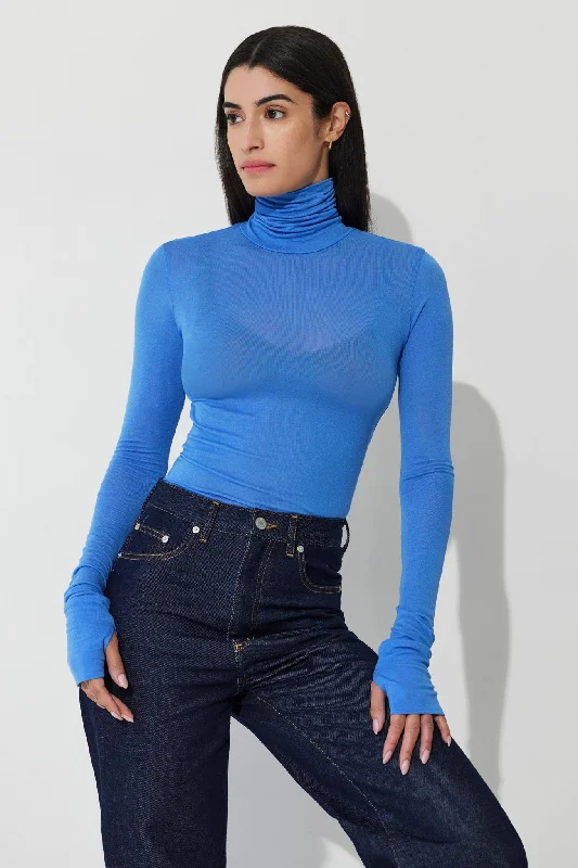 Shop The Hottest Deals Eloise Sheer Turtleneck