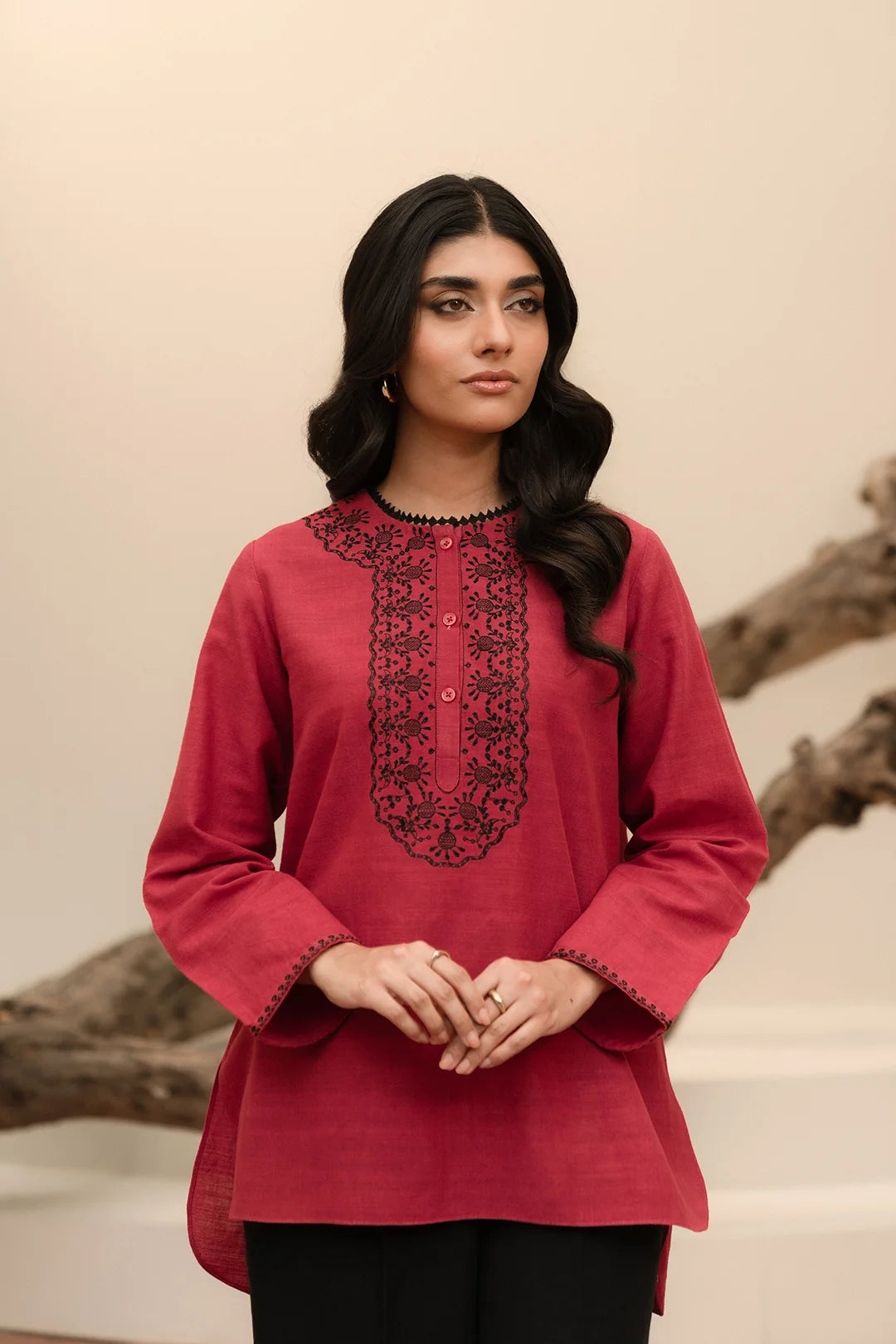 Huge Discounts This Week 1 Piece Embroidered Khaddar Shirt