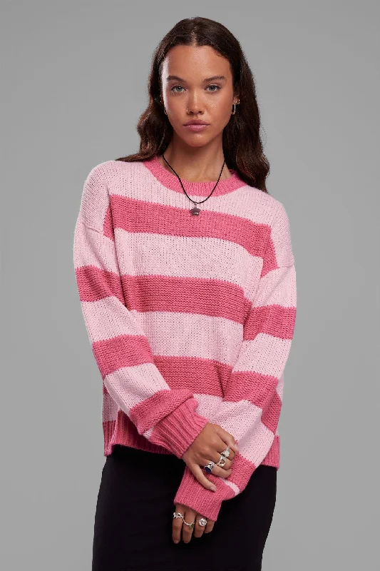Trendy Street Style Chandail surdimensionné en tricot - Femme