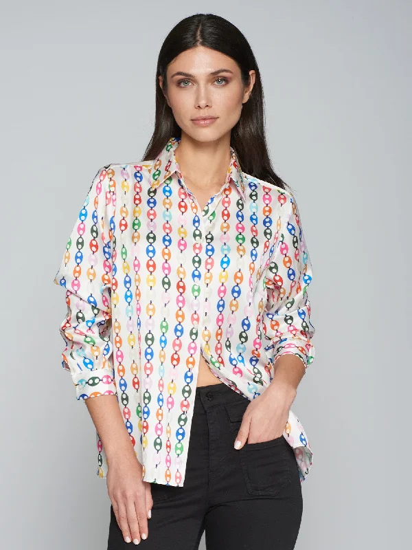 Elegant Fashion Offers Vilagallo Chain Print Shirt